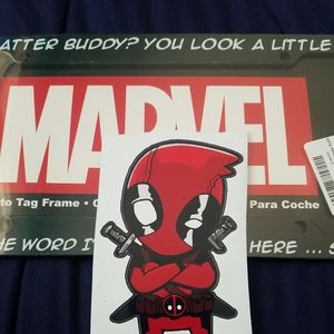 Deadpool License Plate Cover